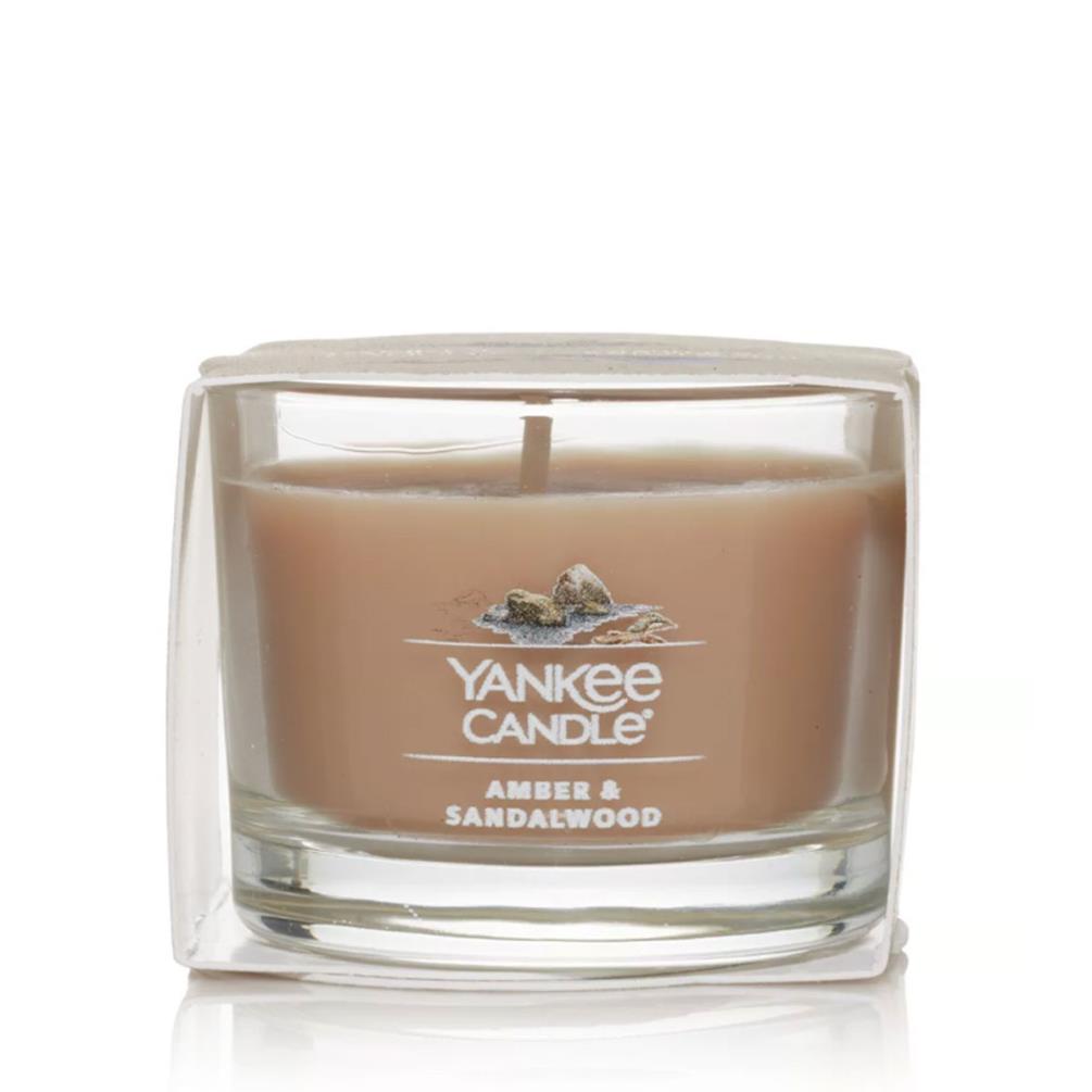 Yankee Candle Amber & Sandalwood Filled Votive Candle £3.19